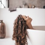 des cheveux en pleine santé