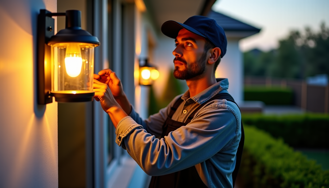 Installer un éclairage extérieur : conseils et astuces