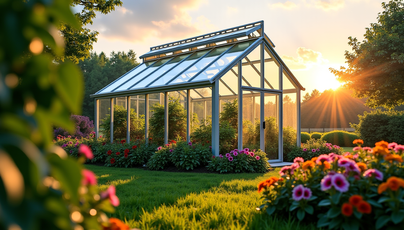 Vitre pour serres ACD sur mesure : les avantages pour votre jardin