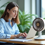 FluxoFan : le compagnon idéal pour travailler, voyager ou sortir sans souffrir de la chaleur