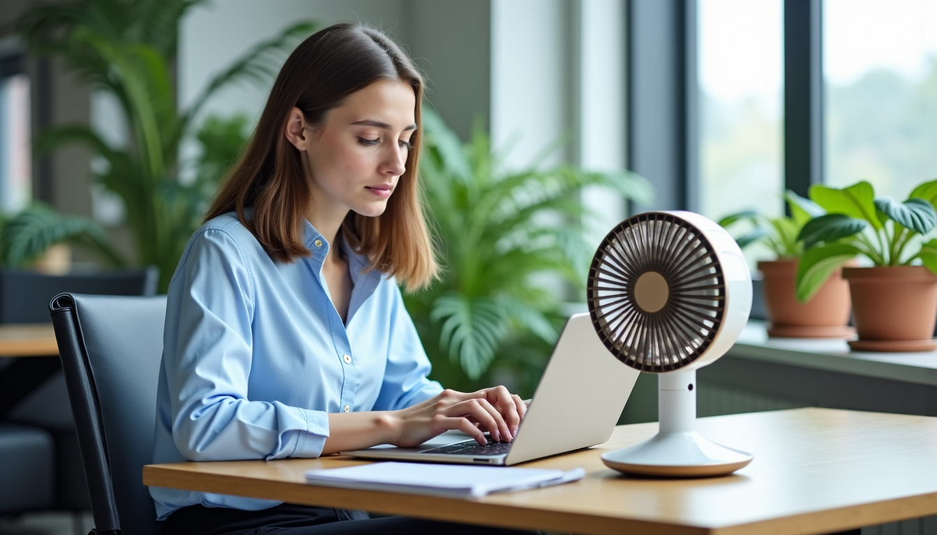 FluxoFan : le compagnon idéal pour travailler, voyager ou sortir sans souffrir de la chaleur